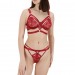 Эротический комплект цвета бордо, XL (85В). Код: С131